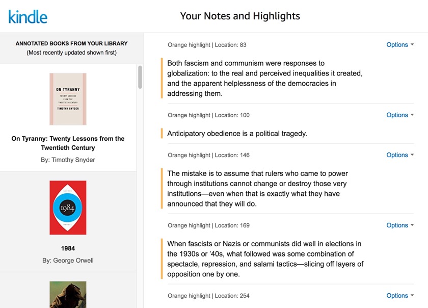 New home for Kindle highlights and notes